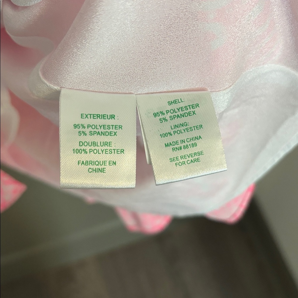 Lilly Pulitzer Pink and White Mini Dress - Picture 6 of 7